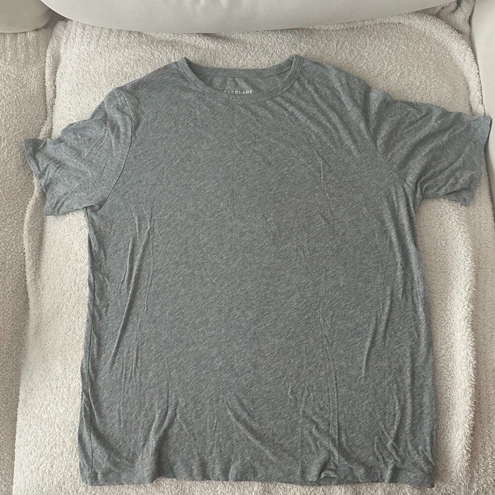 Everlane Grey Short Sleeve Tee 100 Percent Cotton Size Medium